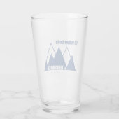 Ik zou eerder in het San Juans-gebergte zijn Glas (Achterkant)