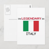 Ik zou eerder in ITALIË zijn Briefkaart (Voorkant / Achterkant)