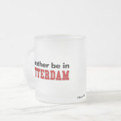 Ik zou eerder in Rotterdam zijn Matglas Koffiemok (Voorkant links)