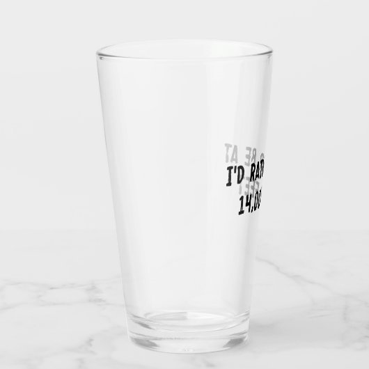 Ik zou eerder op 14.000 voet zijn glas (Rechts)