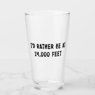Ik zou eerder op 14.000 voet zijn glas
