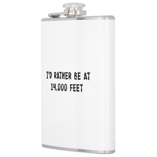 Ik zou eerder op 14.000 voet zijn heupfles (Links)
