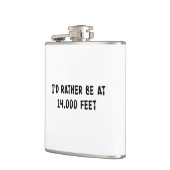 Ik zou eerder op 14.000 voet zijn heupfles (Links)