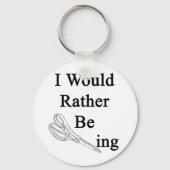 Ik zou eerder schaar zijn sleutelhanger (Voorkant)