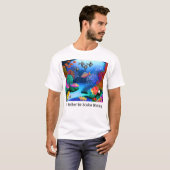 Ik zou eerder Scuba zijn die koraalrif T-Shirt dui (Voorkant volledig)