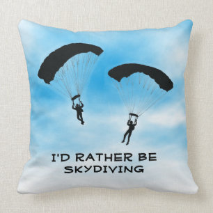 Ik zou eerder Skydiving Design Sierkussen zijn