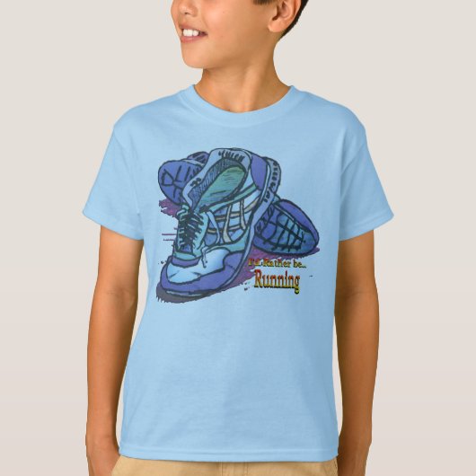 Ik zou eerder _ Sneakers lopen T-shirt (Voorkant)