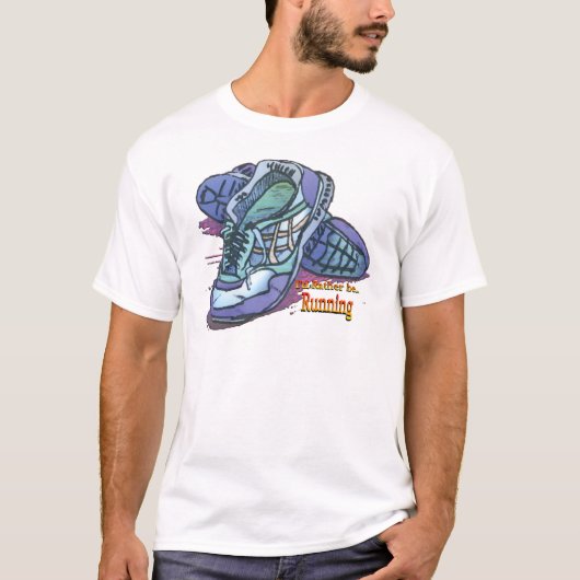 Ik zou eerder _ Sneakers lopen T-shirt (Voorkant)