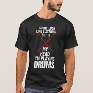 Ik zou er kunnen uitzien als luisteren naar hoofd. t-shirt
