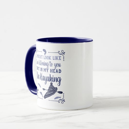Ik zou er kunnen uitzien alsof ik grappige Kayakin Mok (Voorkant links)