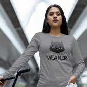 Ik zou gemener kunnen zijn | Moody Cat Shirt met l