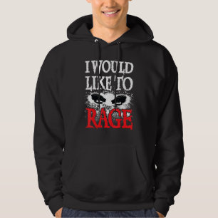 Ik zou graag D20 Barbarian Dungeons Rpg Ga willen Hoodie