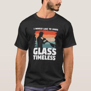 Ik zou graag een glazen glazen glazen rooster will t-shirt