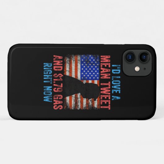 Ik zou graag een Mean Tweet hebben Case-Mate iPhone Case (Achterkant (horizontaal))