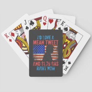Ik zou graag een Mean Tweet hebben Pokerkaarten