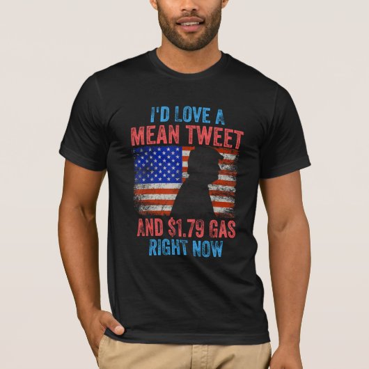 Ik zou graag een Mean Tweet hebben T-shirt (Voorkant)