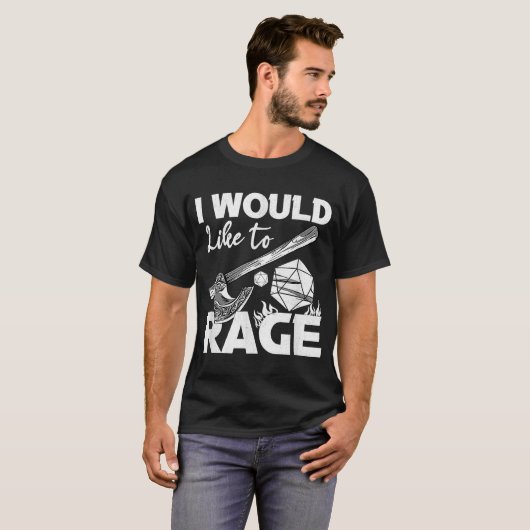 Ik zou graag tabletop B arbariaanse rol spelen T-shirt (Voorkant volledig)