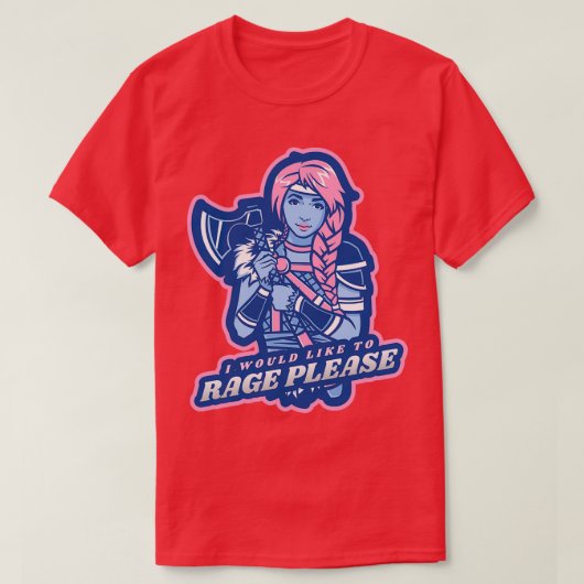 Ik zou graag willen RAGE alsjeblieft ontwerpen T-shirt (Design voorkant)