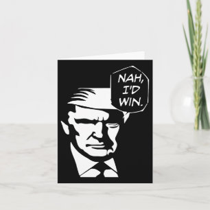 Ik zou grappige Trump 2024 Republikeinse VS-memes Kaart