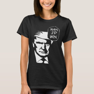 Ik zou grappige Trump 2024 Republikeinse VS-memes T-shirt
