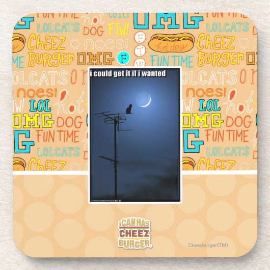 Ik zou het kunnen krijgen als ik wilde drankjes onderzetter (Voorkant)