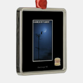 Ik zou het kunnen krijgen als ik wilde metalen ornament (Rechts)