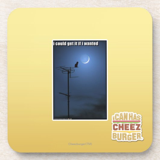 Ik zou het kunnen krijgen als ik wilde onderzetter (Voorkant)