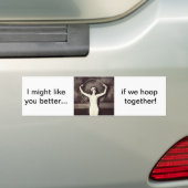 Ik zou je beter kunnen vinden... bumpersticker (Op auto)