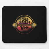 Ik zou je grappige dood-gym fitness kunnen doden muismat (Voorkant)