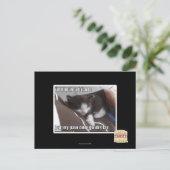 Ik zou je groter knuffelen briefkaart (Staand voorkant)