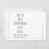 Ik zou je moeten vertellen dat je me aan het denke (Voorkant)