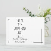 Ik zou je moeten vertellen dat je me aan het denke (Staand voorkant)