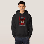 Ik zou je voor Zombies opdringen om mijn dokter te Hoodie (Voorkant volledig)