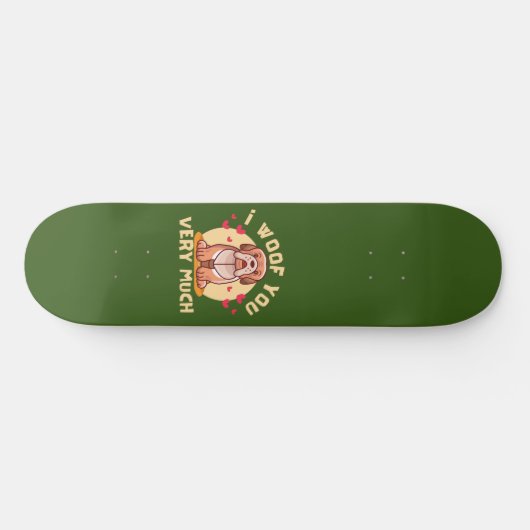 IK ZOU JULLIE HEEL grappige Valentijnsdag WILLEN. Persoonlijk Skateboard (Horizontaal)