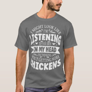 Ik zou kunnen kijken of ik naar je kippenliefde lu t-shirt