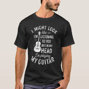 Ik zou kunnen kijken of ik naar jou Guitar Mus lui T-shirt