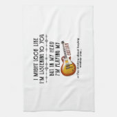 Ik zou kunnen kijken of ik naar jou luister om git theedoek (Verticaal)