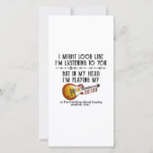 Ik zou kunnen lijken alsof ik naar je luister bedankkaart (Voorkant)