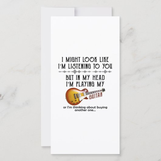 Ik zou kunnen lijken alsof ik naar je luister bedankkaart (Voorkant)