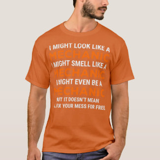 Ik zou kunnen lijken op een mechanische grappige T T-shirt