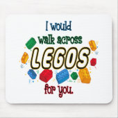 Ik zou Lego voor je oversteken Muismat (Voorkant)