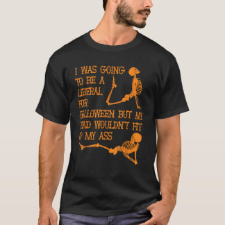 Ik zou liberaal worden voor Halloween T-shirt
