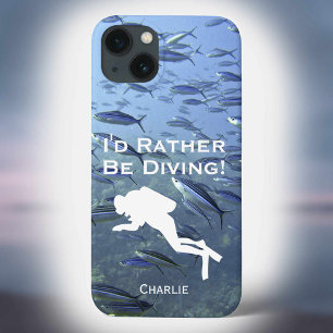 Ik zou liever aan het duiken zijn. Personaliseren. Case-Mate iPhone Case
