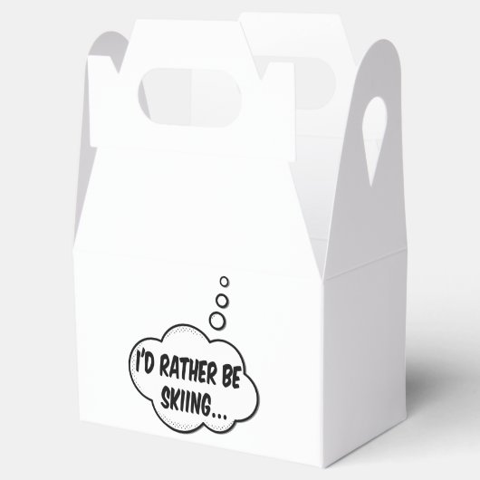 Ik zou liever aan het kiemen zijn. bedankdoosjes (Geopend)