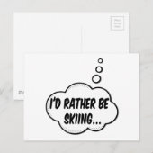 Ik zou liever aan het kiemen zijn. briefkaart (Voorkant / Achterkant)