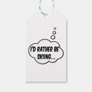 Ik zou liever aan het kiemen zijn. cadeaulabel