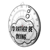 Ik zou liever aan het kiemen zijn. dartbord (Voorkant Rechts)