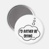 Ik zou liever aan het kiemen zijn. magneet (Voorkant / Achterkant)