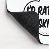 Ik zou liever aan het kiemen zijn. muismat (Hoek)