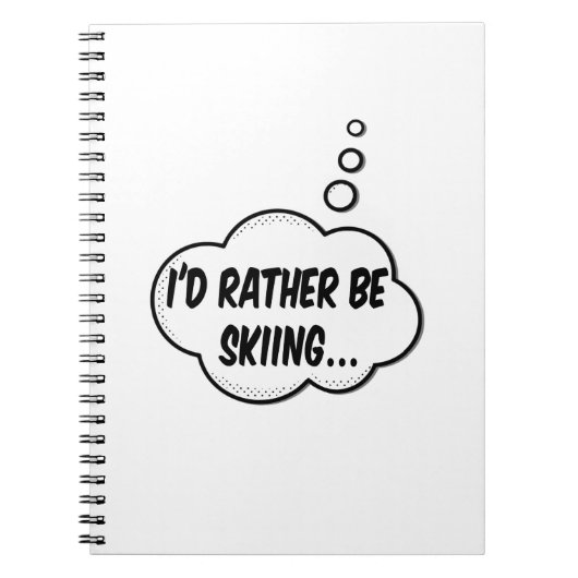 Ik zou liever aan het kiemen zijn. notitieboek (Voorkant)